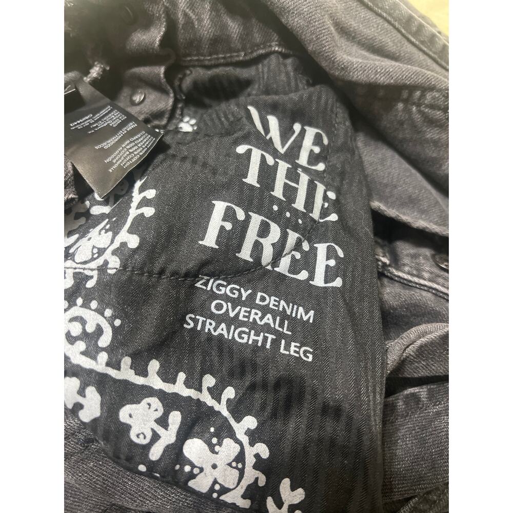 Free People Ziggy Denim Overall Straight Leg Size Small - Picture 5 of 5